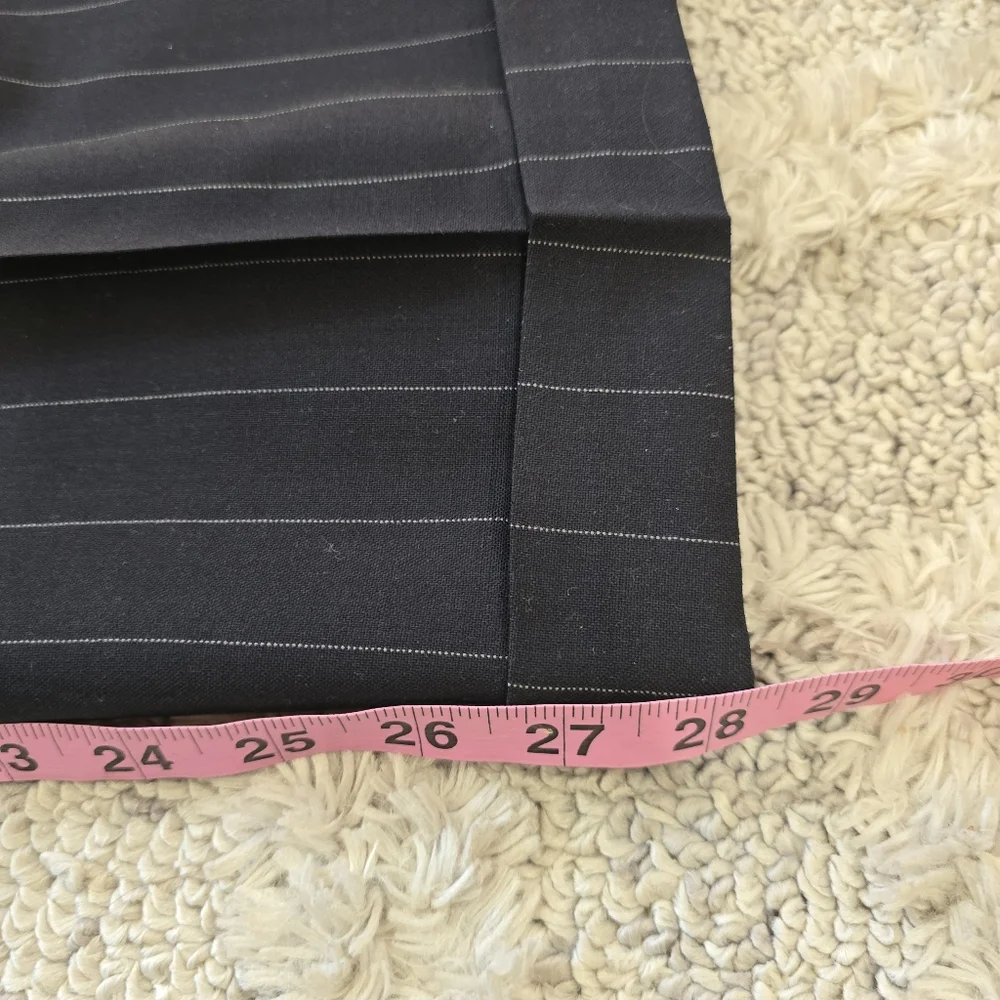 VTG Brooks Brothers Suit Mens 44L Navy Blue Pinstripe 2 Button Wool Pants 40x28